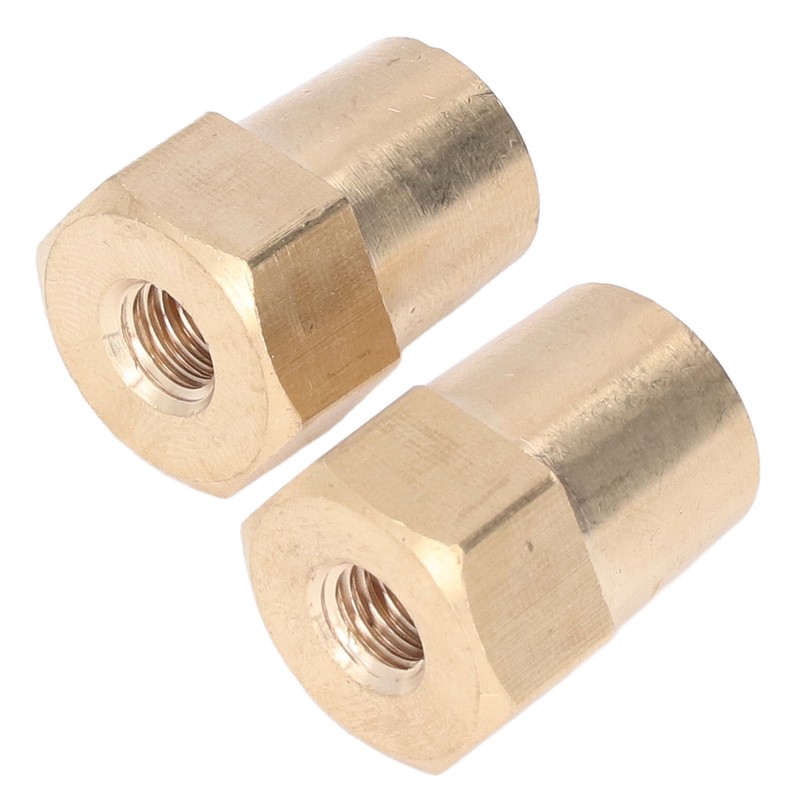 2pcs Battery Connector Revise M8 Brass Good Electrical Conductivity Pile