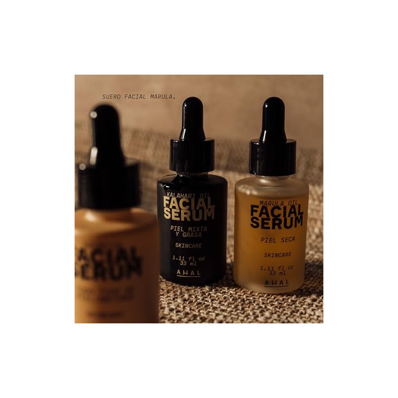 AHAL Suero Facial Marula Africana Piel Grasa Mixta y Madura
