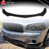 Unbranded FRONT LIP SPLITTER SPOILER BODY KIT GLOSS BLACK FOR