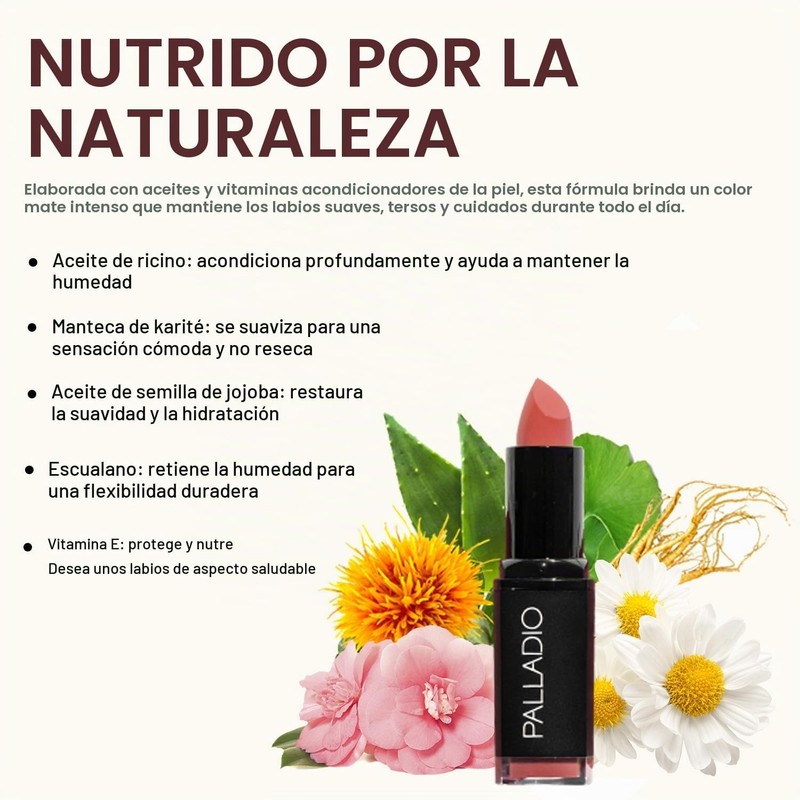Palladio Labial Mate Cremoso de Larga Duración Plum Majesty