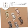 WOONEKY Chinese Style Nail Charms Set 3D Dragon Charm DIY