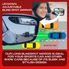 Utopicar Long Blind Spot Car Mirror Aesthetic Convex Mirrors -