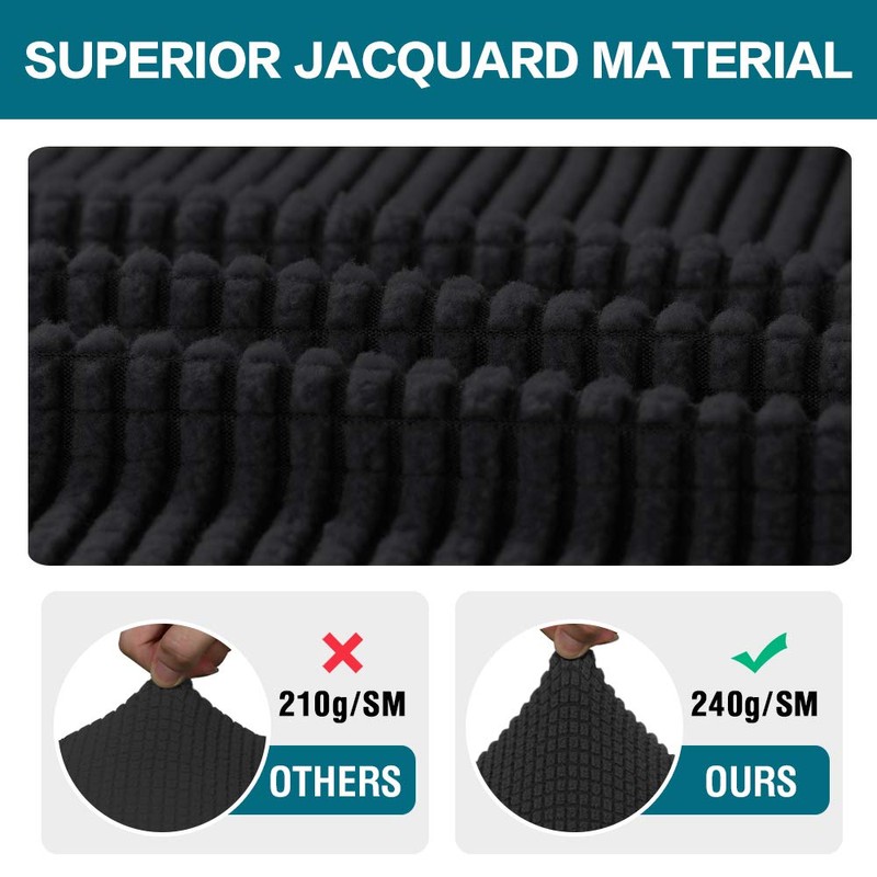 Turquoize Stretch Armrest Covers for Chairs and Sofas Couch Arm