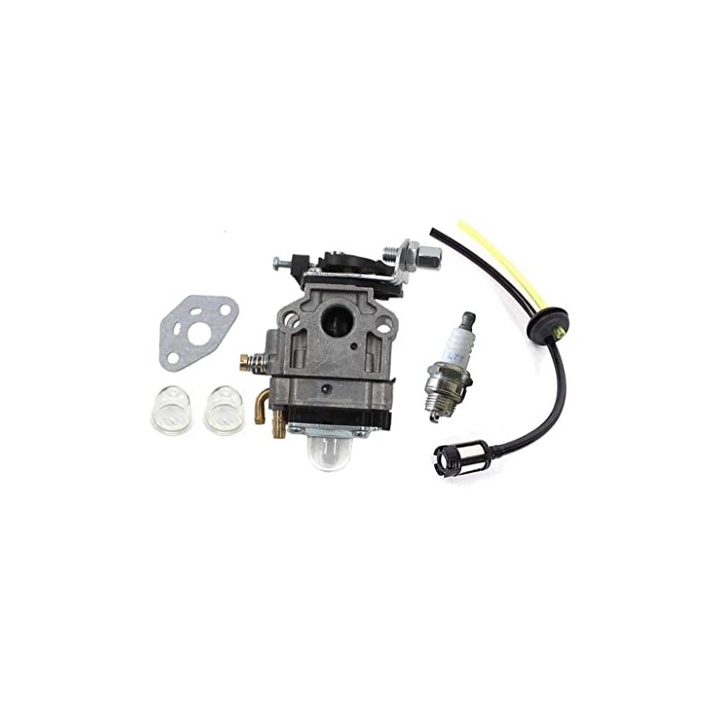 HURI Carburettor with Spark Plug Fuel Hose Fuel Filter for