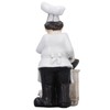 Chef Cooking Figurine Small Stereoscopic Art Ornament Resin Decoration Statue