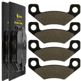 Caltric Brake Pads For John Deere TX Turf 4X2 TX4X2 Gator  Front/Rear