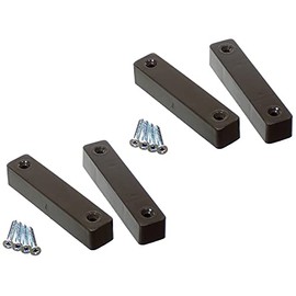 2 x Door Contacts - 5 Terminal for Burglar Alarm or Intruder Alarm, Professional Quality Brown Surface Contacts.