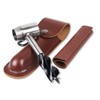 Hand Screw Drill for Woodworking Manual Survival Drill with Leather
