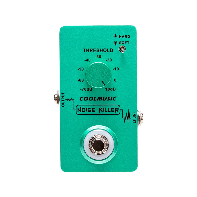 COOLMUSIC Noise Killer Effect Pedal True Bypass Noise Gate Guitar