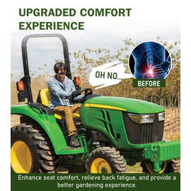 ELITEWILL Universal Seat Suspension for Zero Turn Mower Fit for John Deere, Hustler, Z TRAK, Kubota, Exmark Mower Tractor W/O Seat Slider