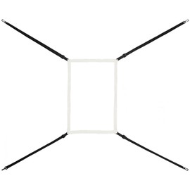 AOLIGEIJS Baseball Net Adjustable Strike Zone Target… (Strike Zone, White)