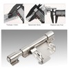 Stainless Steel Slide Bolt Latch, Deadbolt Lock with Padlock Hole,