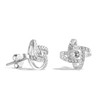 Amy & Annette Sterling Silver Love Knot Stud Earrings -