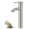 gotonovo Vessel Sink Faucet Modern Tall Bathroom Faucet Single Handle
