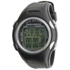 Clefer TE-D254-BK Digital Men's Wristwatch, Radio Wave, Urethane Strap, Black,