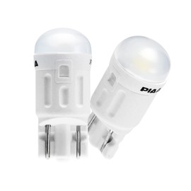 PIAA (Pia) Car Position Light Bulb, Room/License LED, 6,600 K, 12 V, 1.0 W, 80 lm, T10, 2-Year Warranty, Vehicle Inspection Compliant, Pack of 2, LEP139