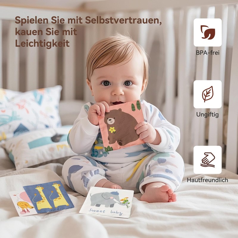 Youuys Montessori 2 Wooden Tether Tissue Box