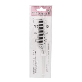 Teasing Comb, 3 Rows Toothtail Comb for Volume and Styling Precision (White)