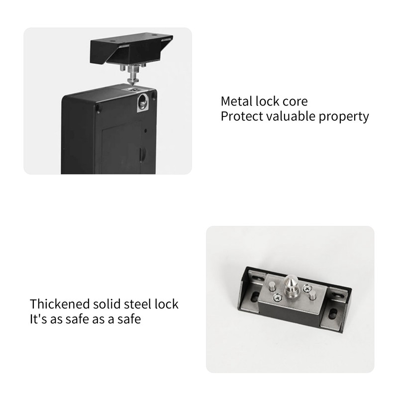 Cabinet Lock Punch Free Drawer Wardrobe Latch Invisible Smart Sensor