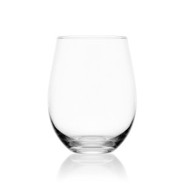 Mikasa Lana Stemless Wine Glasses, Set of 4, 18 Ounce, Clear