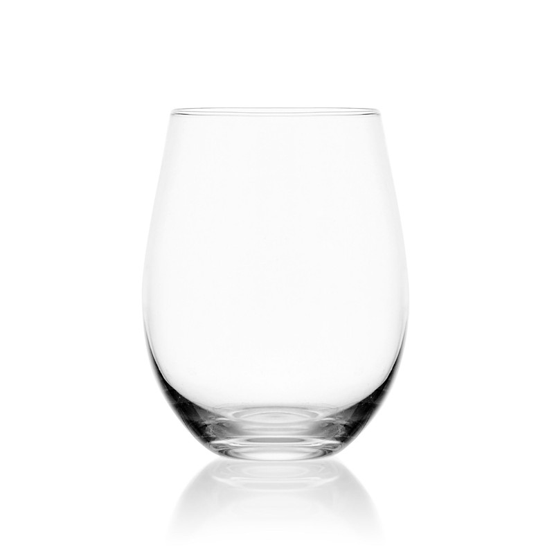 Mikasa Lana Stemless Wine Glasses, Set of 4, 18 Ounce,