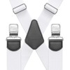 HBselect Mens Braces with Strong Metal Clips, Adjustable Heavy Duty
