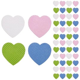 STOBAZA Toallitas Quitaesmalte sin Pelusa para Uñas de Gel, Almohadillas Absorbentes para Extensiones de Pestañas, 800 Piezas en 4 Colores, Uso Profesional y Viaje, Limpieza Eficaz