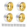 4PCS RC Car Wheel Hub Rim 2.2in Diameter Metal Easy