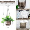 Melphoe Melphoe 2 Pack Self Watering Hanging Planters Indoor Flower