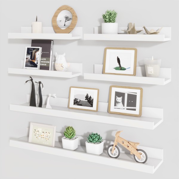 Axeman Picture Ledge Shelf, Floating Shelves for Wall Decor Storage