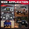 OFFROADTOWN Flush Mount LED Pods with Wiring Harness, 5'' 12,000LM