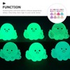 YARNOW 24pcs Miniature Octopus Figurine Luminous Tiny Octopus Mini Resin
