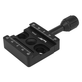 Haoge CP-51L 50mm Screw Knob Quick Release Clamp Adapter Mount with Long Arm for Quick Release QR Plate Camera Tripod Ballhead Monopod Ball Head Fit Arca Swiss