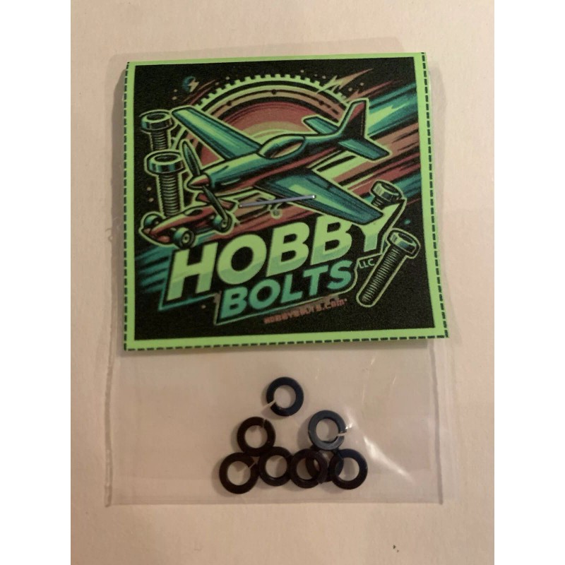 Hobby Bolts M3 Split Lock Washer Qty:3 Packs Of 8Pcs.