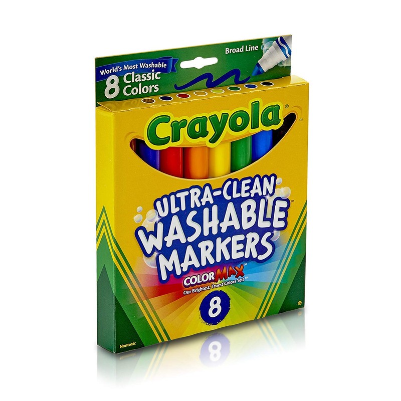 Crayola 8ct Washable Markers Fine