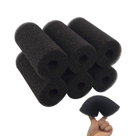 TPZORJX 6 pieces aquarium filter sponge, pre-filter sponge, aquarium filter accessories, fish tank filter sponge, filter protection, prevents accidental inhalation of small fish and shrimp (80 x 40