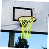 CORHAD Glow-in-The-Dark Basketball Net Fluorescent Mesh Outdoor Hoop Easy Install