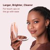 Fancii Taylor LED Lighted Travel Makeup Mirror, Rechargeable, 10x /1x
