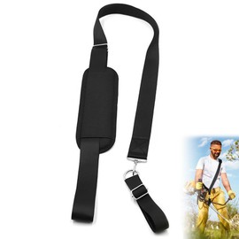 Shoulder Strap Trimmer Straps, Adjustable Universal Leaf Blower Retaining Strap, Brush Cutter Strap for Brush Cutter and Grass Trimmer, black