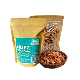 Nuez Garapiñada | Caramelized Pecans - Crunchy Mexican-Style Candied Pecans with a Hint of Vanilla (8oz Bag)