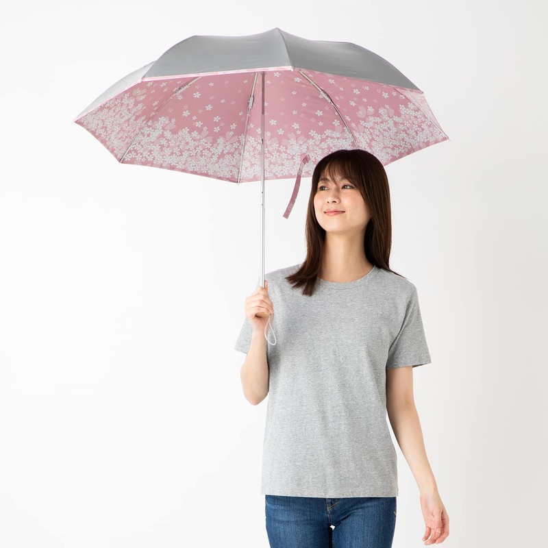 LIEBEN-0590 (0577) Parasol, Lightweight, Foldable, For Both Rain and Shine,