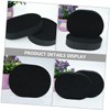 Beavorty 2sets Bamboo Charcoal Facial Sponges Reusable Body Face Exfoliator
