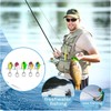 5Pcs Fishing Lures, Tail Spinners Metal Shad Lure Blade Baits