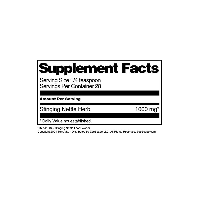 Stinging Nettle Leaf Powder (1 oz, ZIN: 511034)