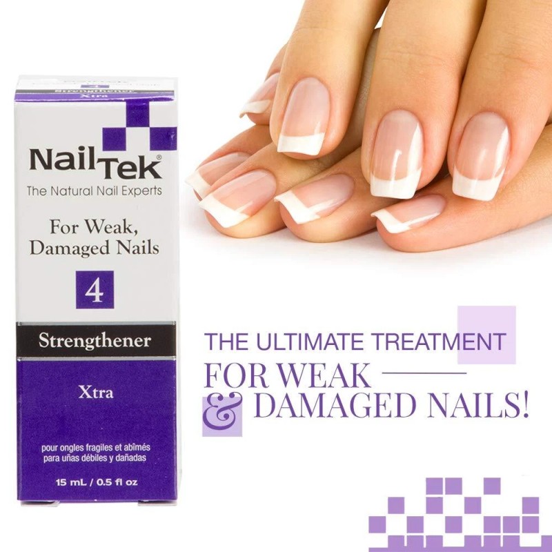 Nail Tek XTRA 4 Nail Strengthener for Weak, Damaged Nail