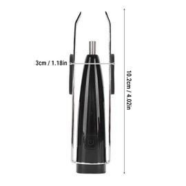 Sunisfa 10X Magnification Eyebrow Camera Tweezers with LED Light, ABS + 301 Stainless Steel, for Hair Removal, Portable Plucking Tweezer with 10X Magnification Camera Lens (Black)