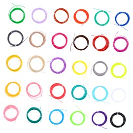 Gatuida 30pcs 30 Pen Consumables Matte Filament LED Filament Printing Accessories Filament Refills 5m Filament Printing Parts Printing Supplies 30 Colors Filament Pla Filament Plastic