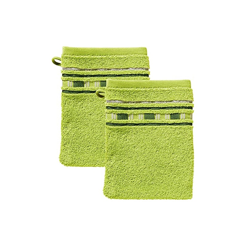 Erwin Müller Wash Mitt, Wash Cloth, Pack of 2, Achern
