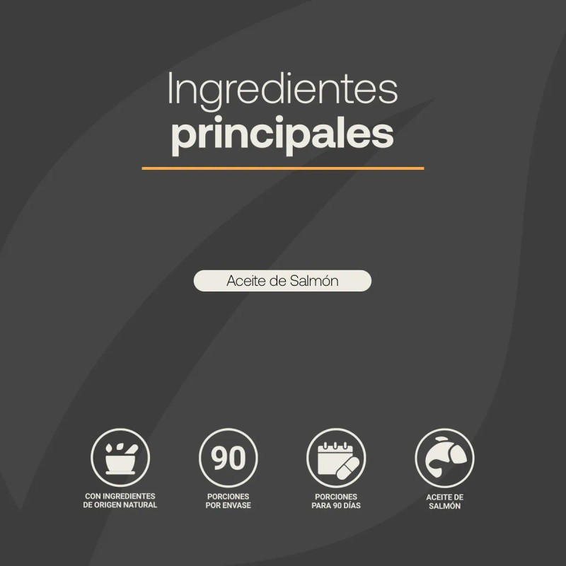 Omega 3 De Salmón 90 Cápsulas (epa - Dha). Salmon