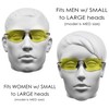 proSPORT BIFOCAL Reader Glasses Yellow Lens +2.00 Tortoise Temples Night